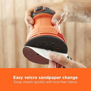 Black + Decker BEW210-GB 230W 125mm Orbital Sander – Powerful Finishing Tool for Wood, Paint & DIY Projects