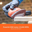 Black+Decker BEW230 55W Mouse Sander – Compact & Powerful Wood, Paint, and DIY Sanding Tool
