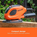 Black+Decker BEW230 55W Mouse Sander – Compact & Powerful Wood, Paint, and DIY Sanding Tool