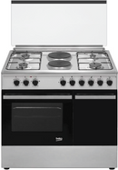 Beko BGES 901 4 in 2 Fan Assisted 90*60 Gas Cooker with Bottle Compartments