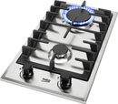Beko BHG134 30cm Built-In Stainless Steel Cooker Hob