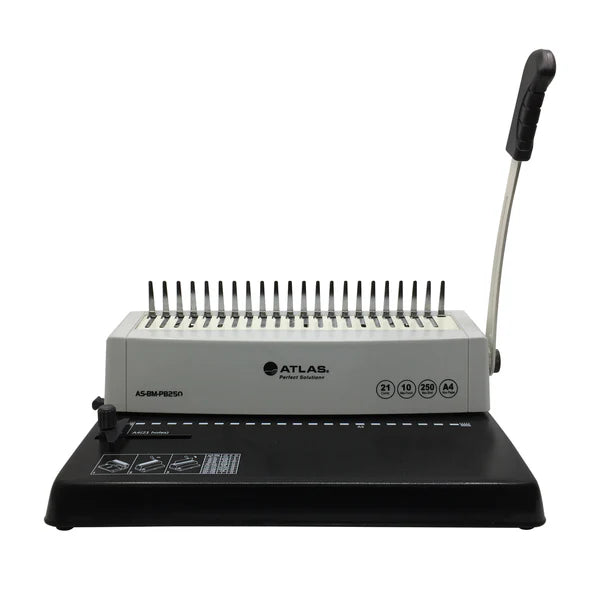 Atlas BM-PB250 Plastic Comb Binding Machine