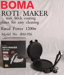 BOMA BM926 1200W Roti Maker – Quick, Even &amp; Soft Rotis with Non-Stick Plates