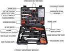 Black+Decker BMT126C 126-Piece Toolkit – Comprehensive Hand & Power Tool Set for DIY, Home & Workshop Use