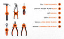 Black+Decker BMT126C 126-Piece Toolkit – Comprehensive Hand & Power Tool Set for DIY, Home & Workshop Use