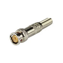 BNC connector for compatible coaxial cables