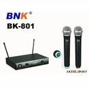 BNK BK801 Professional Wireless VHF Microphone- Provides clear and reliable audio performance for events, presentations, karaoke, and professional sound applications