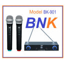 BNK BK901 VHF Dual Channel Wireless Microphone System- Provides clear and reliable audio transmission for presentations, performances, meetings, and entertainment events
