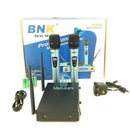 BNK BK9/4 in 1 Professional Wireless Microphone- Essential multi-user audio solution that delivers clear, stable sound for events, presentations, and live performances