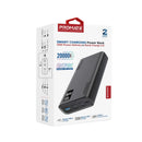Promate BOLT-20PD 20000mAh PD Fast Charging USB-C Power Bank – For Smartphones, Tablets, Travel, and High Capacity Portable Charging
