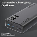 Promate BOLT-20PD 20000mAh PD Fast Charging USB-C Power Bank – For Smartphones, Tablets, Travel, and High Capacity Portable Charging