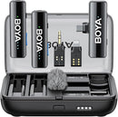 BOYA BOYALINK 2 Wireless Lavalier Microphone for iPhone Camera Android, 48 KHz 24 Bit