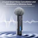 BOYA BOYALINK 2 Wireless Lavalier Microphone for iPhone Camera Android, 48 KHz 24 Bit
