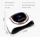 Blueque BQ-V11 180W Touch Screen UV LED Nail Lamp – Professional Gel & Acrylic Nail Curing Manicure Dryer