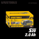 UYUSTOOLS BTR202 Rechargeable Lithium-Ion Battery – High-Capacity Replacement Power for Cordless Tools, Electric Devices, and DIY Equipment – Long-Lasting Performance & Fast Charging