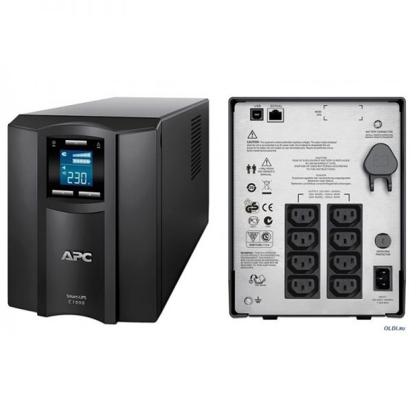 APC Easy UPS BV600W/1000VA AVR Universal Outlet 23V - BV1000I-MSX