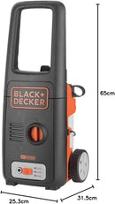Black + Decker BXPW1400E-B5 1400W 110BAR High Pressure Washer – High-Power Outdoor Cleaning for Home & Garden