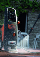 Black + Decker BXPW1800E-B5 1800W 135BAR High Pressure Washer – Powerful Home & Garden Cleaning Machine