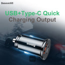 Baseus CCALL-YS01 Car Charger Circular Plastic A+C 30w PPS