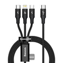 Baseus CAMLT-SC01 Fast Charging Cable Type C 3-In-1 Rapid Series 1.5M