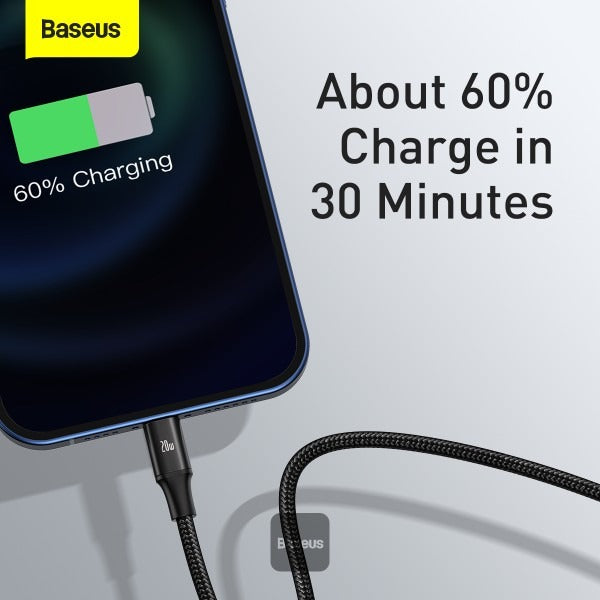 Baseus CAMLT-SC01 Fast Charging Cable Type C 3-In-1 Rapid Series 1.5M