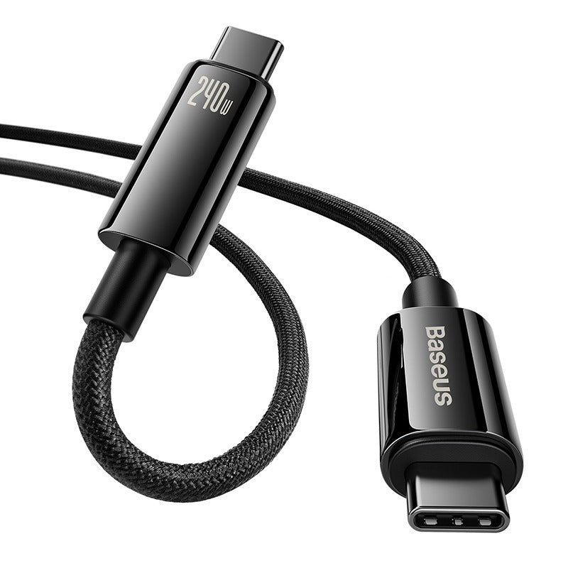 Baseus CAWJ040201 Fast Charging Data Cable 3m 240W Tungsten Gold Type-C to Type-C 