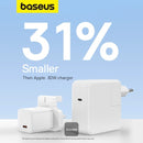 Baseus GaN5 Fast Charger Type-C Mini 30W UK Plug