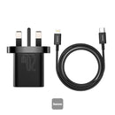 Baseus TZCCSUP-K01 fast wall charger 20W Super Si 1C USB Type C UK + USB Type C 