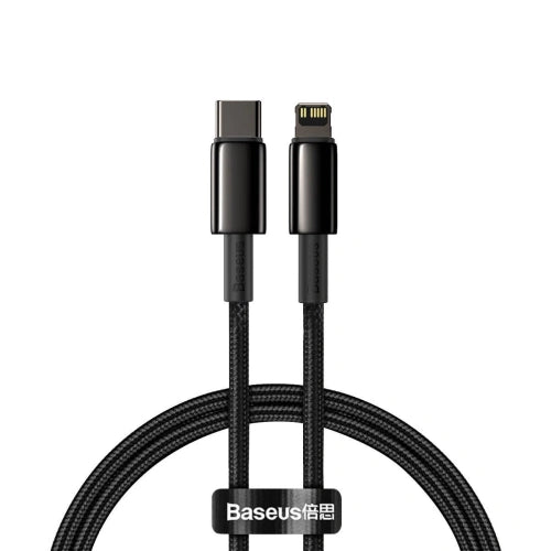 Baseus Tungsten Gold Lightning to C 1M 