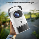 Promate Beamer-A250 4K Ultra HD DLP Wireless Projector Built-In HiFi Speaker – Smart Portable Projector for Home Theater, Office Presentations, Gaming, and Multimedia Applications