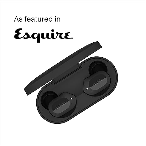 Belkin AUC005BTBK Soundform Play True Wireless Earbuds, Wireless Earphones