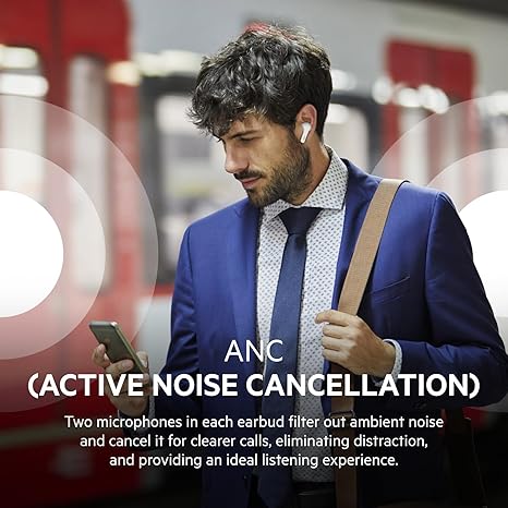 Belkin AUC006BTWH Soundform Flow Noise Cancelling Earbuds