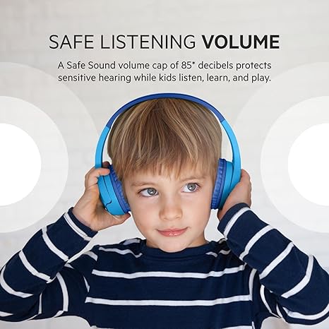 Belkin AUD002BTBL Soundform Mini On-Ear Headphones For Kids