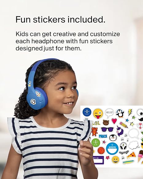 Belkin AUD002BTBL Soundform Mini On-Ear Headphones For Kids