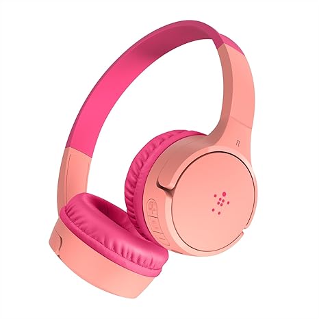 Belkin AUD002BTPK Soundform Mini On-ear  Headphones For Kids - Pink