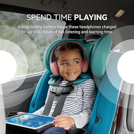 Belkin AUD002BTPK Soundform Mini On-ear  Headphones For Kids - Pink