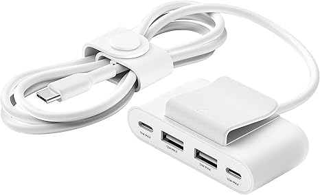 Belkin BUZ001bt2MBKB7 4-Port USB Power Extender with built in 2m Cable