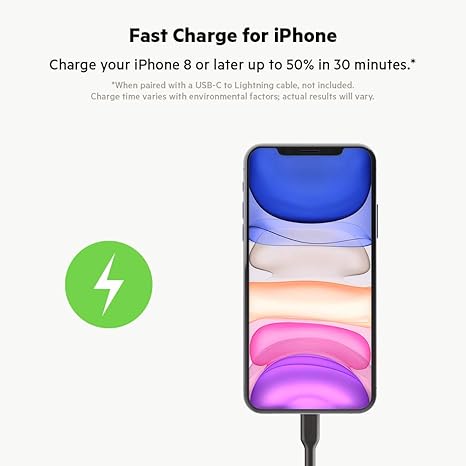 Belkin CCA003BTBK Boost Charge 20W USB-C PD Car Charger