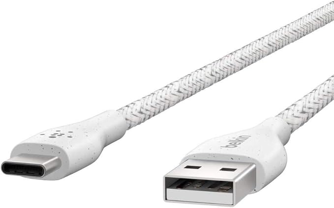 Belkin F2CU069BT04-WHT Cable Duratek Plus USB-C to USB-A WITH STRAP 1m - White