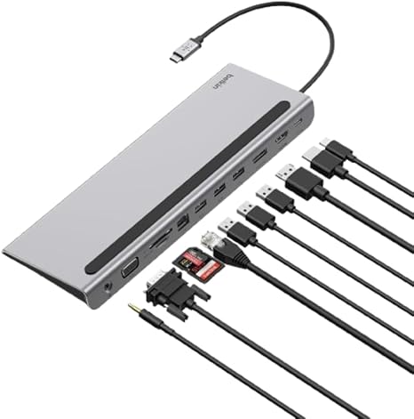 Belkin INC004btSGY  USB-C Hub, 11-in-1 MultiPort Adapter Dock