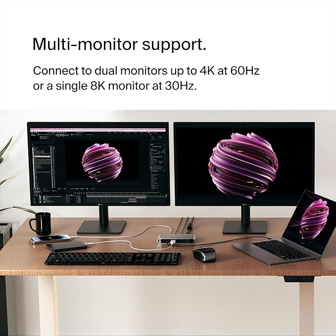 Belkin INC006VFSGY Connect PRO Thunderbolt 4 Dock