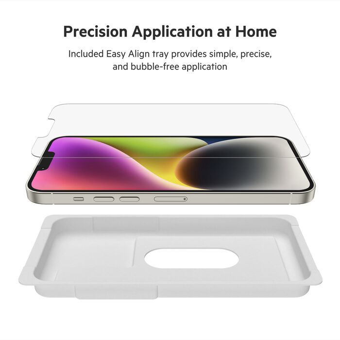  Belkin OVA079ZZ UltraGlass Treated Screen Protector for iPhone 14 Plus / iPhone 13 Pro Max