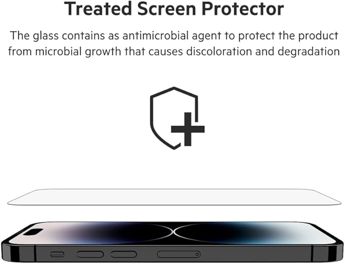 Belkin OVA101ZZ Glass Treated Screen Protector For Iphone 14 Pro