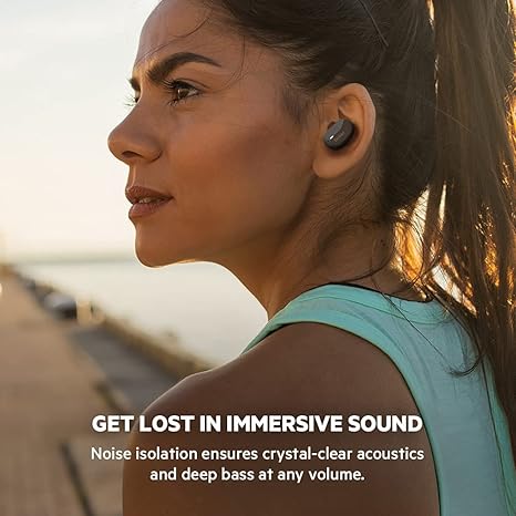 Belkin PAC002BTBK-GR Sounform True Wireless Stem Earbuds With Wireless Charging