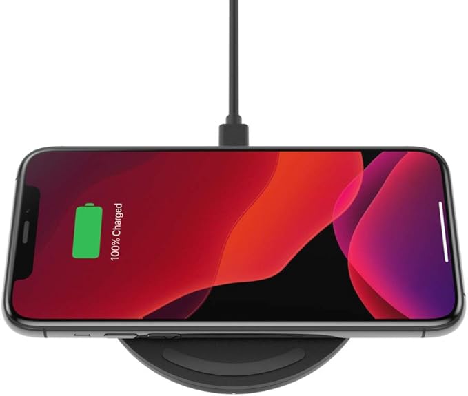 Belkin WIA001BTBK Boost Charge 10W Wireless Charging Pad