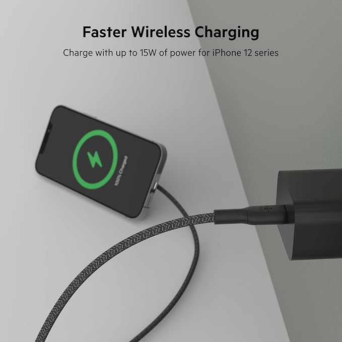 Belkin WIA004BTBK Portable Wireless Charger Pad With Magsafe 15W