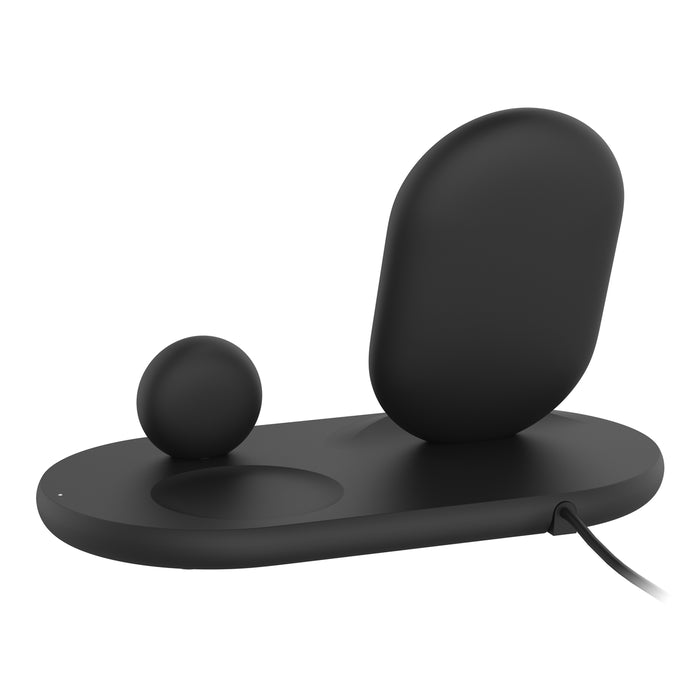 Belkin WIZ001MYBK Boost Charger 3-IN-1 Wireless Charger For Apple Iphone, APPLE Watch And Airpods