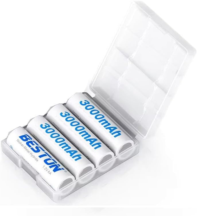 Beston 4PCS AA 3000mAh Rechargeable Battery 