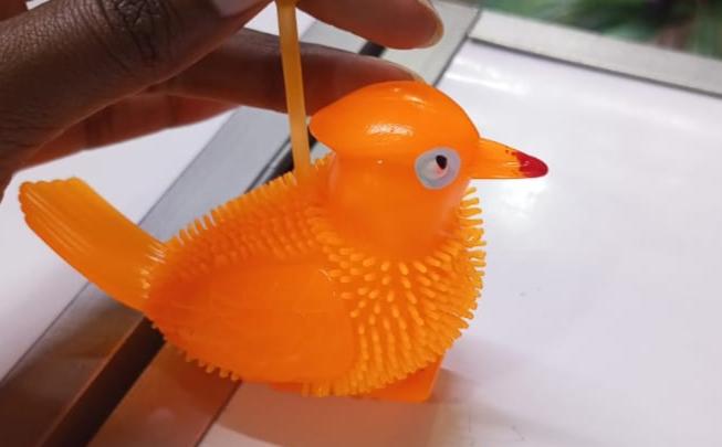 Bird Puffer Balls with Light and Sound