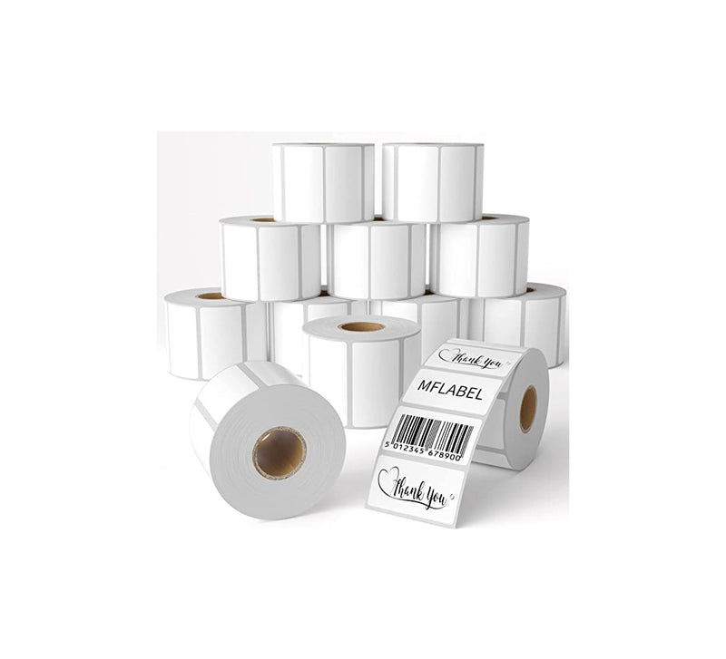 Bixolon 1" x1" (27mm x27mm) Thermal Labels 2 across 5000 labels per roll